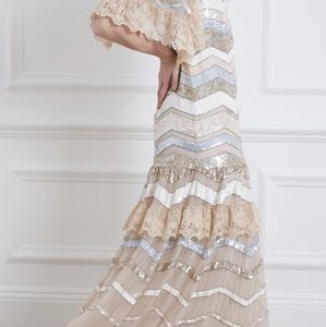 Needle & Thread Sequin Alaska Gown size 2 New with Tags NWT